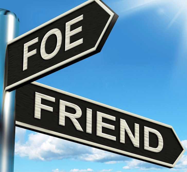 Foe and Friend sign